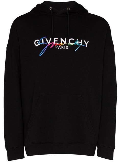 givenchy hoodie regenbogen|Givenchy crest sweatshirt.